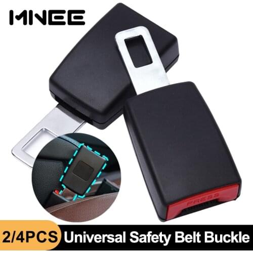Universal Safety Belt Buckle Seat Belt Extender 45 Steel Seat Belt Clip Extension Plug Buckle Seatbelt Clip for 20-22mm Tongue