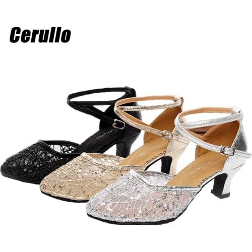 Sandals dance shoes summer dance shoes Latin soft bottom adult with 5.5cm dancing womens shoes indoor/outdoor A321
