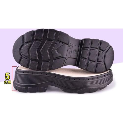 2020 Diy Hand Knitting Materials Slippers sole Rubber Outsole Crochet Needles Indoor Slippers