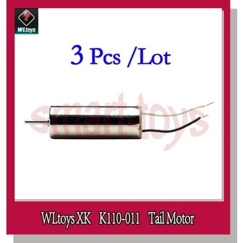3Pcs K110 Tail Motor K110-011 motor for Wltoys XK K110 RC Helicopter Spare Parts