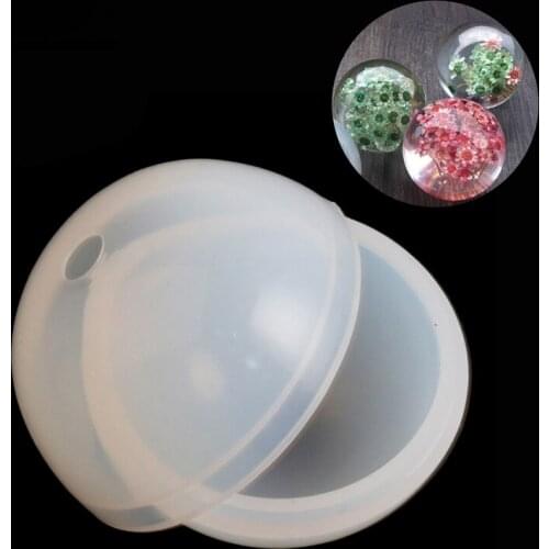 3D Cake Mould DIY Spherical Silicone Round Mold For Cake Ice Jewelry Making Tool Gifts Handcraft Decor Tool