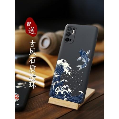 3D Relief High Quality For Xiaomi Redmi Note 10 Pro Case Matte Soft Redmi Note10 mi Poco F3 Silicone gel Protective Cases Cover