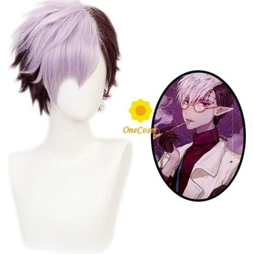 Anime Toilet-bound Hanako-kun Tsuchigomori Cosplay Wig Jibaku Shounen Short Wig Synthetic Hair + Free Wig Cap Party Role Play