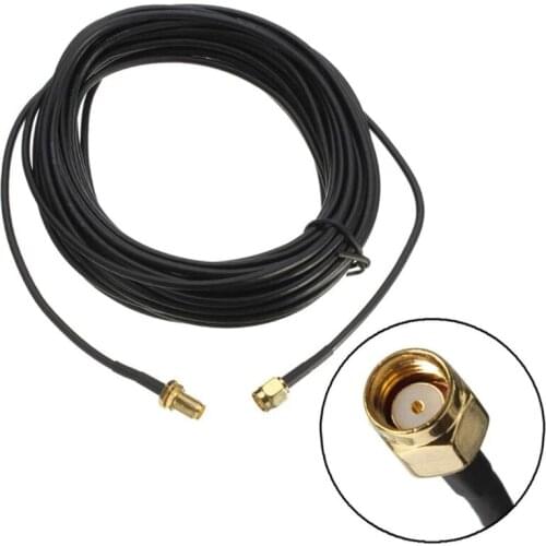 WiFi Antenna Extension Cable RP-SMA Male to Female RG174 Cable for WiFi Router Security IP Camera Wireless Network Card