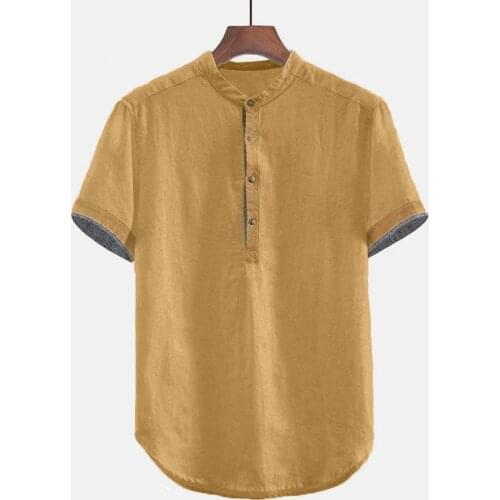 CHAMSGEND Short Sleeve T-shirts For Men