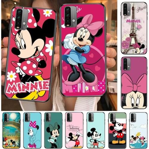 Minnie Mouse Disney Tomorrow Phone Case For XiaoMi Redmi 11 lite 9C 8A 7A Pro 10T 5G Anime Cover Mi 10 Ultra Poco M3 X3 NFC 8 SE