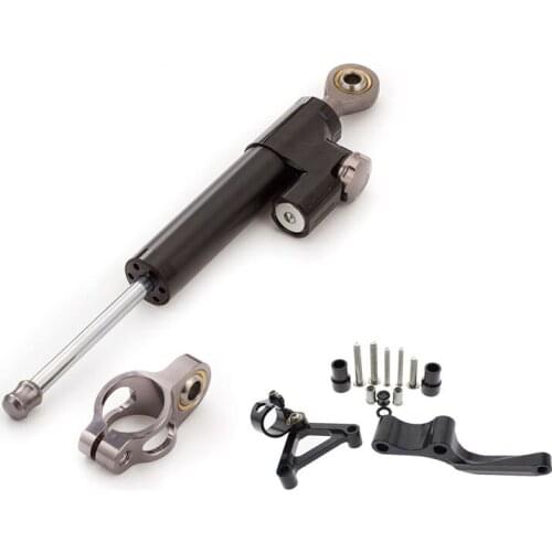 CNC Aluminum Motorcycle Whole set Steering Stabilizer Damper Mounting Bracket For Ducati 696 796 795 Whole set