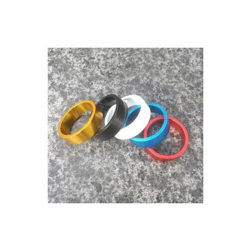 Road Bicycle Aluminum Alloy Headset Taper Washer Mountain Bike 28.6mm (1-1/8) Steel Headset Cover Stem Spacers Mtb Bike Parts