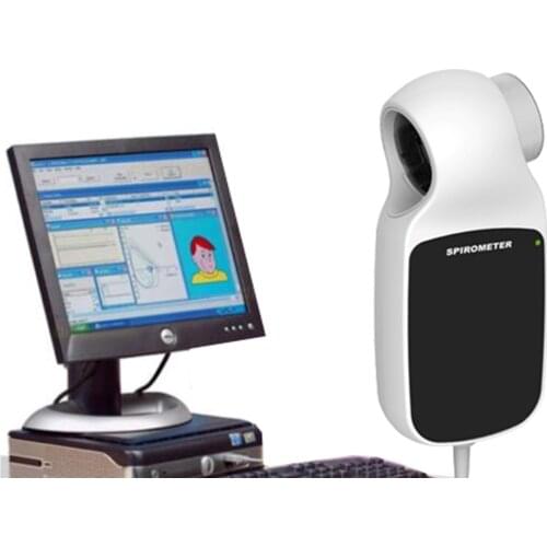 Pulmonary Function Test Blow-type Electronic Spirometer with Software