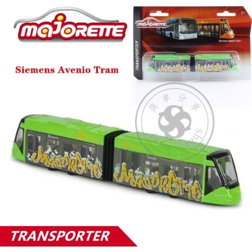 Majorette 1/64 City Bus Series Siemens Avenio Tram Car Hot Pop Kids Toys Motor Vehicle Diecast Metal Model
