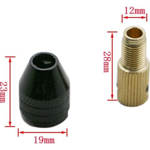 Fixmee 2.35mm Electric motor shaft Mini Chuck Fixture Clamp 0.5mm-3.2mm Small To Drill Bit Micro Chuck fixing device