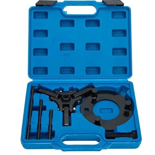 6Pcs Three-jaw timing belt changer Tool Set for Mazda and Chrysler Three-jaw Harmonic Balancer Dampener Puller