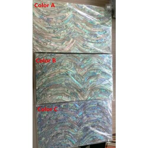 Natural mother of pearl shell laminate for musical instrument and furniture inlay