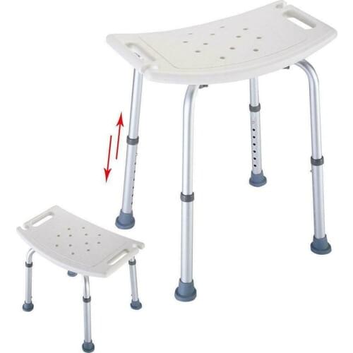 Elderly Non-slip Bath Chair Height Adjustable Bath Tub Shower Chair Pregnant Woman Bench Bathroom Stool Seat Bathhouse Stool