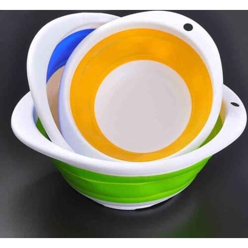 Non Toxic Foldable Bait Bowl / Bait Tray / Groundbait Mixing Bowl for Carp Fishing Accessory