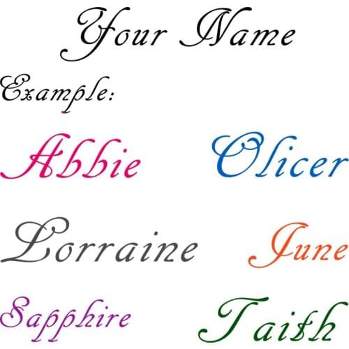 YOUR TEXT Custom Name Personalized Lettering Car/Door Boys Girls Children Nursery Home Wall Vinyl Sticker