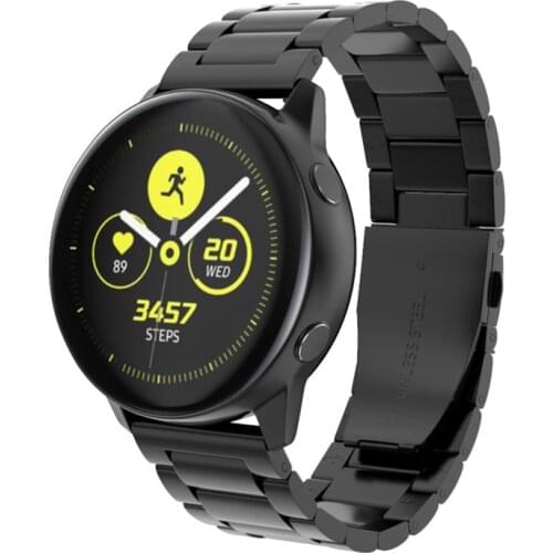 Newest 20mm Stainless Steel Watch Strap For Samsung Galaxy Watch Active 40mm Metal Bracelet For Samsung Galaxy Watch 42mm 50pcs