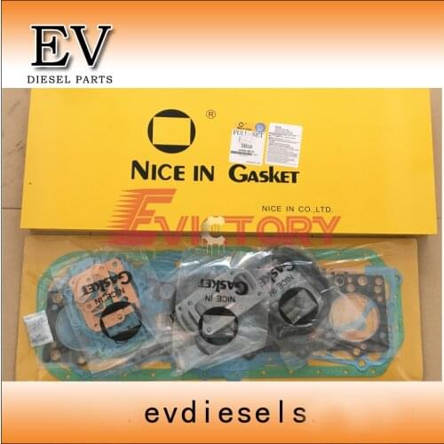 Super High quality For Doosan Deawoo DH150 Excavator DB58 DB58T full cylinder head gasket kit