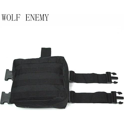 Army Military Molle Tactical DUMP Drop Leg Panel Utility Pouch Paintball Airsoft Storage Magazine Camo Waist Bag