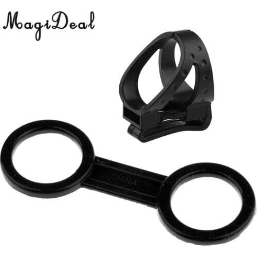 MagiDeal 2 Pieces Universal Scuba Diving Snorkeling Mask Snorkel Keeper Clip Retainer for Water Sports Freediving Accessories