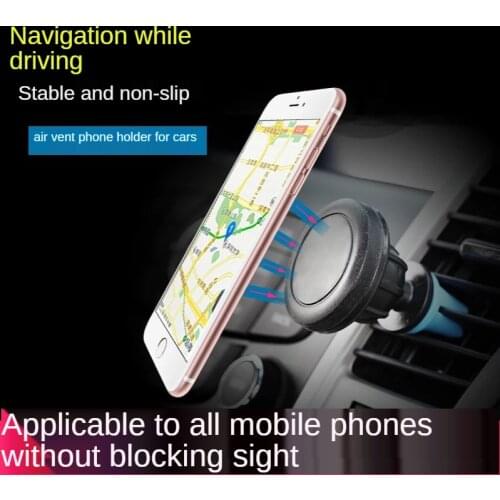 Universal car phone holder with clip air outlet magnetic deflector GPS automotive device Mount car accessories interior bracket