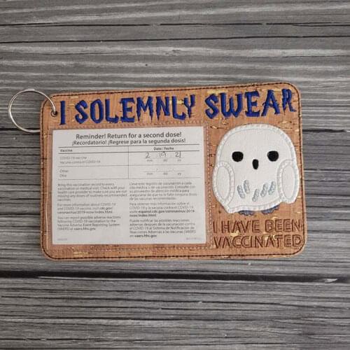 Cute Reagent Card Protector with Transparent Window Portable Vaccination Card Protective Cover Multipurpose 1/2pcs MUMR999