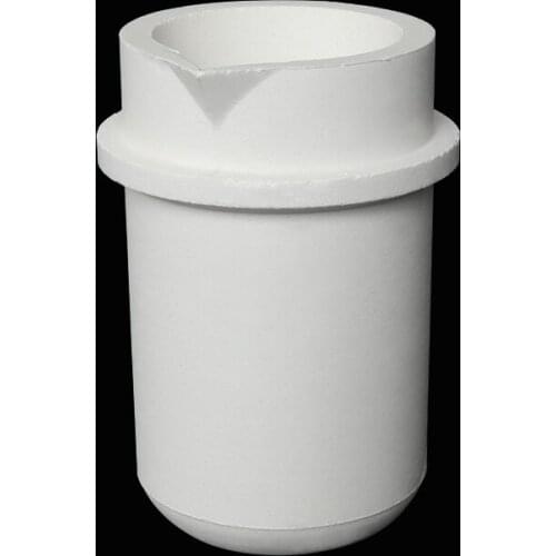 2 Pcs 1kg Ceramic Crucible,Quartz Crucbile For 1kg Platinum Melting Furnace Spare Parts, Ceramic Melting Crucible