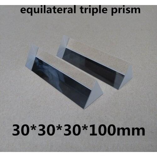 30x30x30x100mm 30*30*30*100mm equilateral triangle K9 Prism Lens