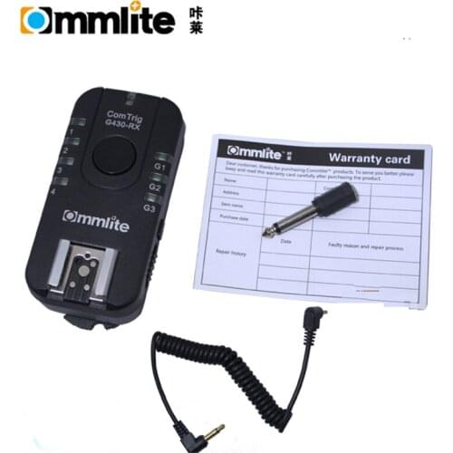 Camera Flash Accessories ComTrig G430 Multi-functional Grouping Flash Trigger Receiver for Canon Olympus Cameras