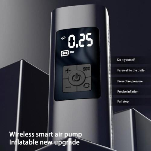 Car Portable Air Compressor Inflator Pump 150PSI Rechargeable Air Pump Tire Inflator Compressor Digital Car Tyre Pump