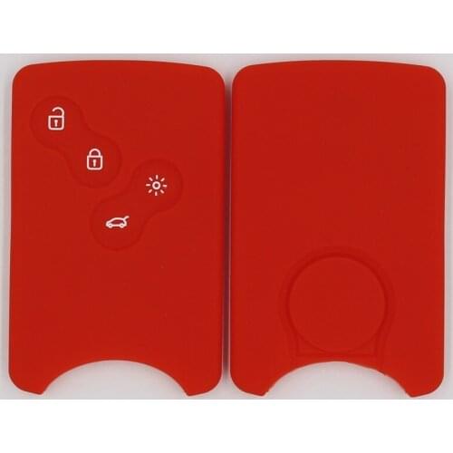 For Renault Captur 2020 Silicone Key Cover Holder for Renault Clio Megane Arkana Arcan Kadjar Zoe Espace 4 Smart Key Car Case