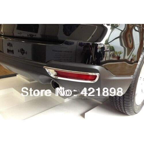 For Subaru Forester 2013 2014 2015 ABS Chrome Rear Fog Light Lamp Cover Trim Molding Bezel Garnish