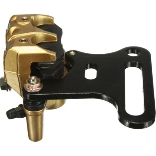 Motorcycle Twin Piston Rear Hydraulic Brake Caliper Bracket For 125cc 140cc Pit Dirt Bike