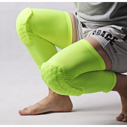 Wholesale Professional Basketball Knee Pads Warm kneecap kneelet Long knee cap leg guard