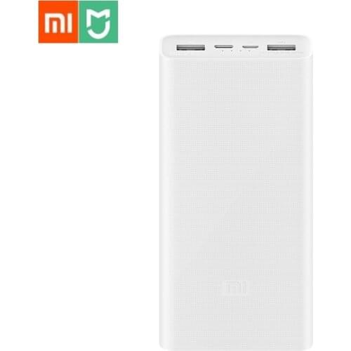 Xiaomi Power Bank 3 PLM18ZM 20000mAh 18W Two-way Quick Charge Type-C Micro Input Power Bank for iPhone 11 Pro XR X for Samsung