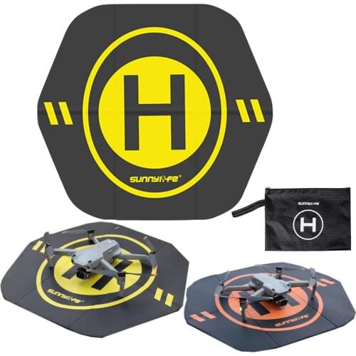 Drone Landing Pad 55cm(22’’) Fast-Fold Double-Sided PU Leather Waterproof for DJI FPV/Mini SE/Air 2S/Mavic 2/FIMI X8 Accessories
