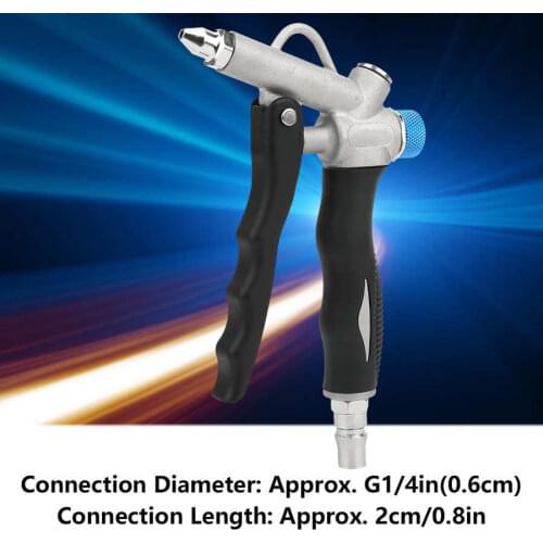 G1/4in Industrial Air Duster Adjustable Pneumatic Dust Blow Gun Handheld Compressor Cleaning Tool Dust Removing Gun