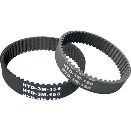 Rubber Sync Timing Belt Circumference 150-162mm HTD3M150/ 3M153/ 3M156/ 3M159/ 3M162