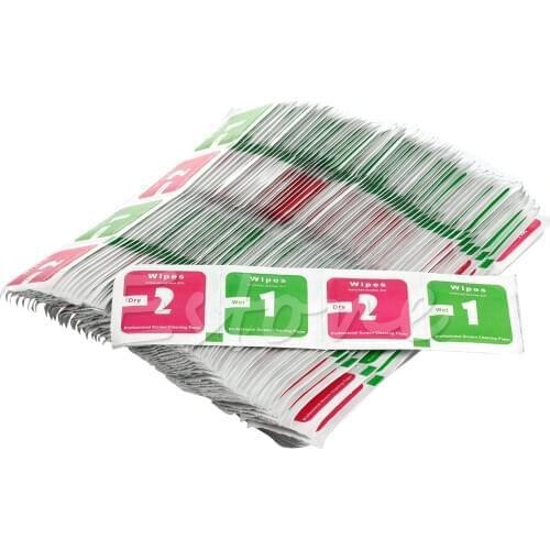 400xCamera Lens Phone LCD Screen Dust Removal Dry Wet Cleaning Cloth Paper Wipes Drop Shipping