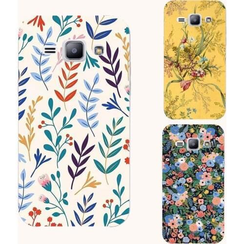 Flower butterfly cat silicone phone case For Samsung Galaxy A3 A5 A7 A8 J1 2015 Note 2 3 4 5 N7100 floral leaves phone cover