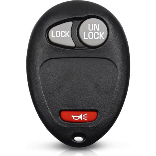 KEYYOU Replacement 2 + 1 Panic 3 Button Smart Key Case Shell Fob For Buick Century Pontiac Aztek Grand Prix Oldsmobile Intrigue