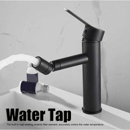 G1/2 Universal Hot and Cold Water Faucet 304 Stainless Steel Water Tap for Basin Home bathroom sink Home Supplies