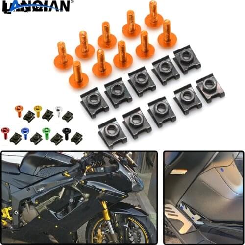 Universal Motorcycle Fairing Screws Fastener Bolts Clips Screw Nuts For 1190 AdventuRe R 1290 SupeR R GT 200 RC200