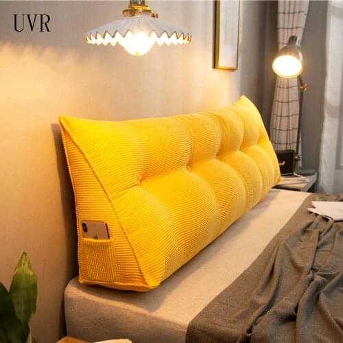 UVR Bedside Backrest Bed Headboard Cushion Backrest Double Bed Tatami Pillows Soft Bag Back Cushion For Family Office