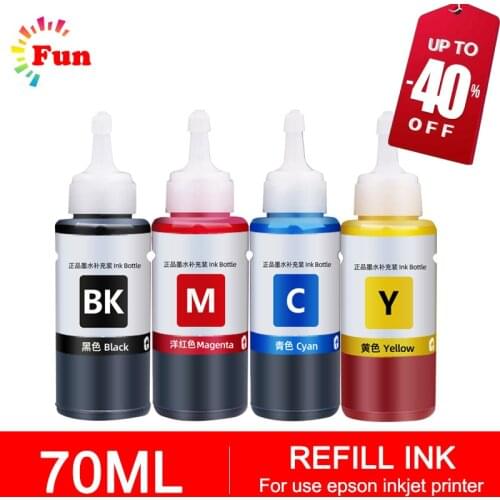 Refill Ink for Epson printer L100 L110 L120 L130 L455 L456 L475 L550 L555 L565 L566 L575 L1300 ET-2500 ET-2550 ET-4500 ET-14000