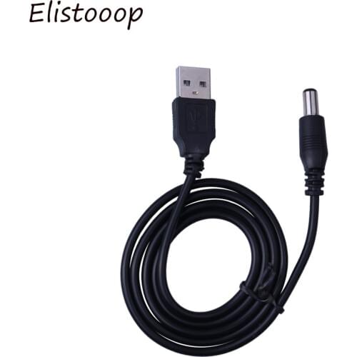 Charger power Cable USB 5V to DC 5.5 mm plug jack USB Power Cable For MP3/MP4 Player