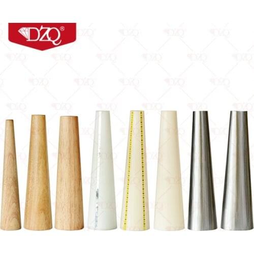 Factory supply round wooden bracelet measuring stick Oval metal bracelet sizer plastic sizer