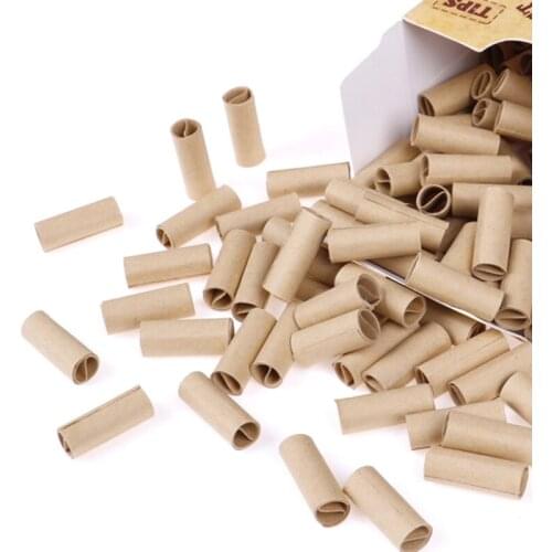 7mm 120pcs/box Cigarette Paper Hornet Practical Pre Rolled Natural Unrefined Cigarette Filter Rolling Paper Tips