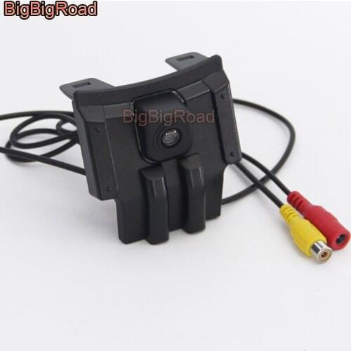 BigBigRoad CCD Car Front View Grille Logo Camera For Toyota Land Cruiser Prado 2017 2018 2019 Waterproof Night Vision