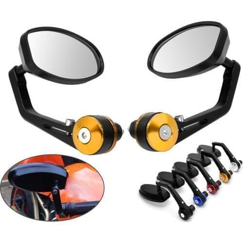7/8" Motorcycl Side Mirror Handle Bar End CNC Aluminum Rearview Mirror For BMW C400GT C600 C650 C650GT Sport F650GS F700GS F800R